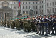 Vojenská přísaha - dnes již slib pouze vojenských profesionálů (zdroj Army.cz)