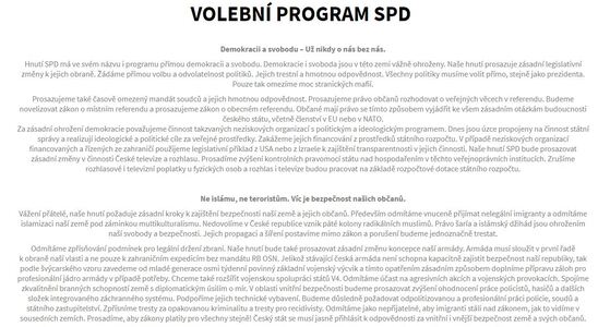 SPD program