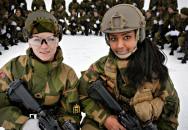Foto: I s 9 procenty žen již nyní aspiruje norská armáda na nejpůvabnější na světě (zdroj: REDDIT.COM) 