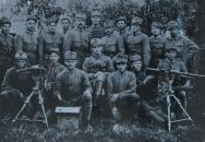 Foto: 39. čs. domobranecký prapor z Itálie na Podkarpatské Rusi u Čopu 1919 (zdroj: VHU.CZ) 