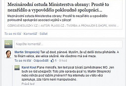 Ministr Stropnický kvůli ostudě se záložnickou organizací vyhrožuje na facebooku. Píše to ale skutečně on?