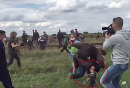 Globální lynč maďarské kameramanky je manipulace a prasárna tisíckrát větší, než že ona nastavila nohu!