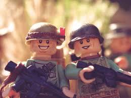 army smoking lego