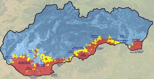Podíl Maďarů na Slovensku (zdroj: LEHUTA.BLOG.SME.SK)