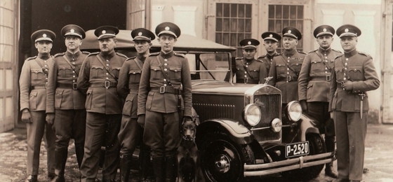 Foto: Dobová fotografie četnictva (zdroj: MODERNI-DEJINY.CZ)