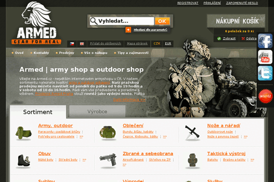 Armed eshop