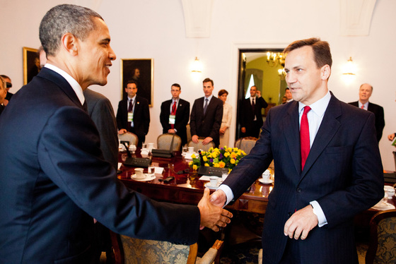 Foto: Obama ignoroval Sikorskiho varování (zdroj: RADEKSIKORSKI.PL)