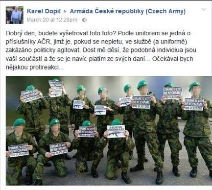 EU zbrane AČR