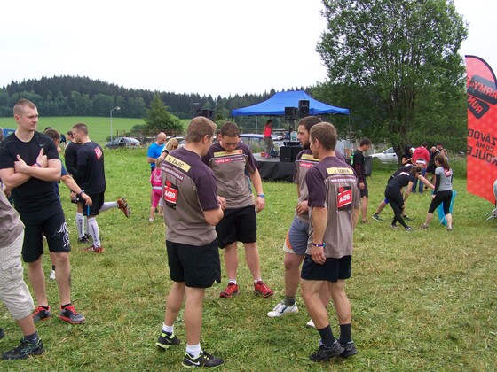 před startem