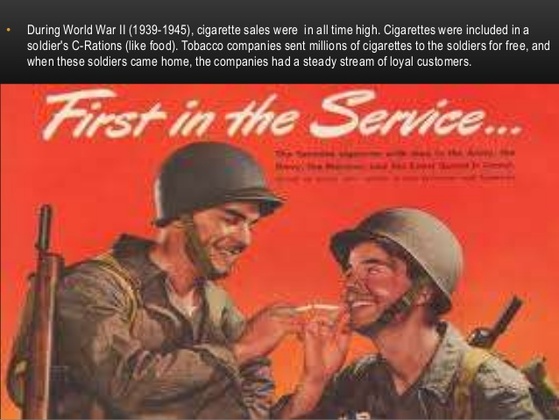 army smoking C-rations