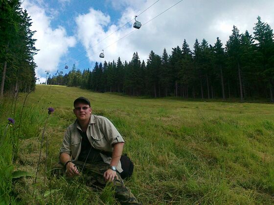 Foto: Pavel Janouš - strážník a výletník (zdroj: FB PAVLA JANOUŠE)