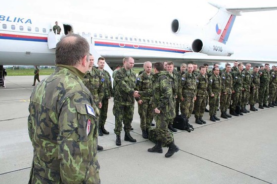 Foto: V minulosti se mise Althea účastnil výrazně větší počet českých vojáků (zdroj: ARMY.CZ)