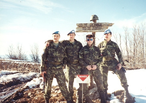 Foto: Rok 1993 - čeští vojáci v misi UNPROFOR (zdroj: ARMY.CZ)