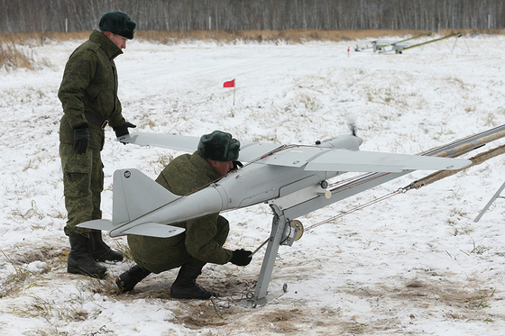 Dron Orlan-10 ruské armády (zdroj DRONEZINE.IT)