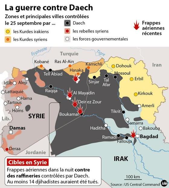 Mapa Sýrie, Iráku a IS (zdroj: PBS.TWIMG.COM)