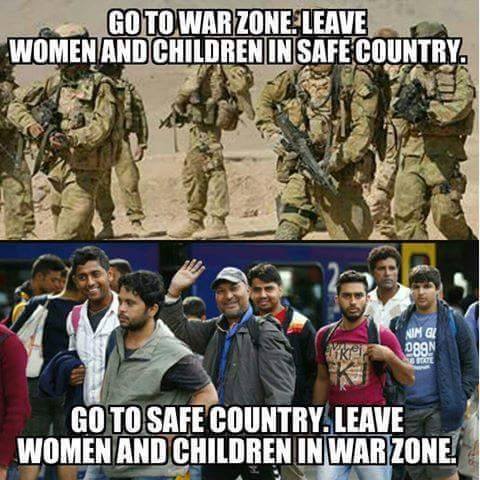 leave women and children