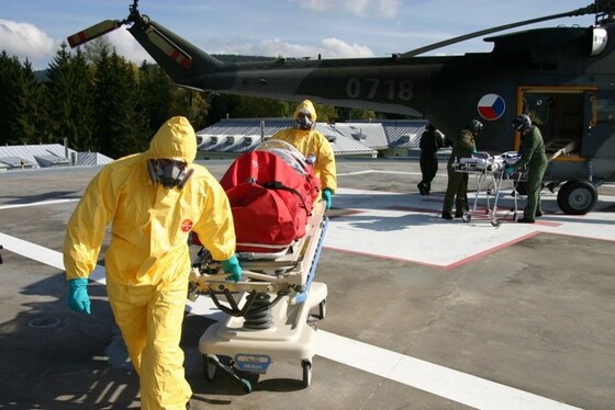 Foto: Česká armáda je na případné pacienty s ebolou připravena (zdroj: ARMY.CZ)